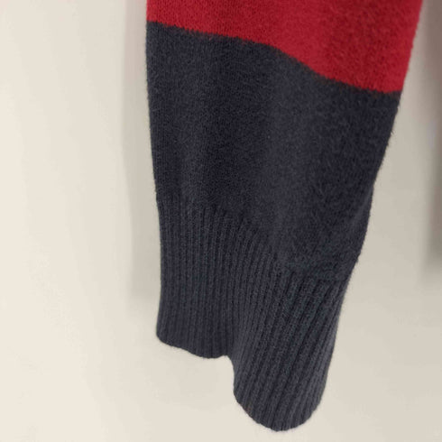 ノーティカ NAUTICA 90S ロゴ刺繍ボーダーハーフジップニット メンズ JPN:M