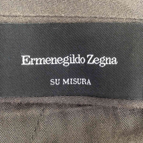 エルメネジルドゼニア Ermenegildo Zegna SU MISURA スイス製 ウールスラックス メンズ 7-58R
