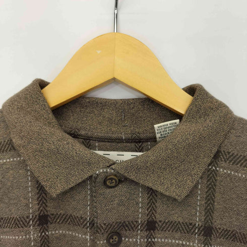 CROSSINGS コットンチェックポロシャツ メンズ JPN:L