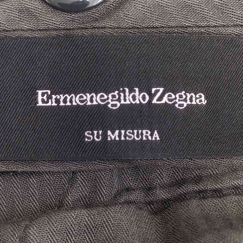 エルメネジルドゼニア Ermenegildo Zegna SU MISURA スイス製 ウールスラックス メンズ 58R