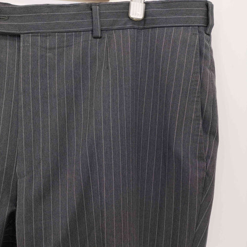 エルメネジルドゼニア Ermenegildo Zegna SU MISURA スイス製 ストライプ ウールスラックス メンズ 58R