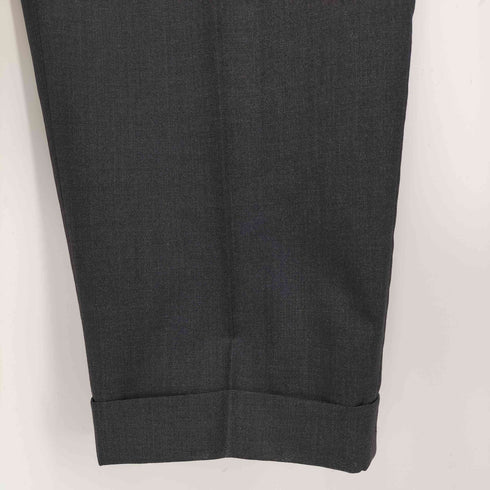 エルメネジルドゼニア Ermenegildo Zegna SUPER 100's ダブルブレストジャケット 3タックパンツ スーツセットアップ メンズ 上:58 下:表記無