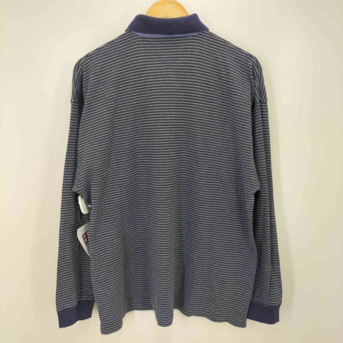 トミーヒルフィガー TOMMY HILFIGER 90-00S ボーダー ラガー シャツ メンズ import:L