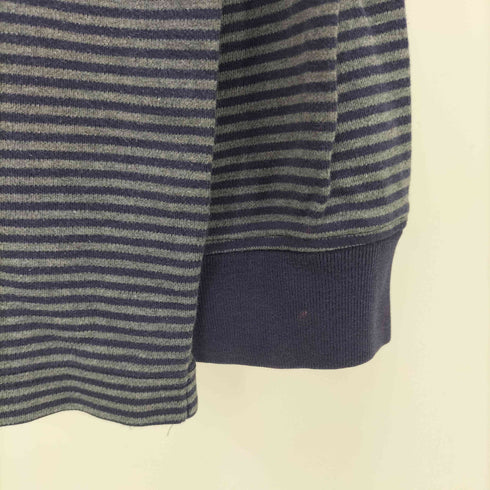 トミーヒルフィガー TOMMY HILFIGER 90-00S ボーダー ラガー シャツ メンズ import:L