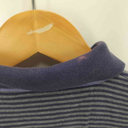 トミーヒルフィガー TOMMY HILFIGER 90-00S ボーダー ラガー シャツ メンズ import:L