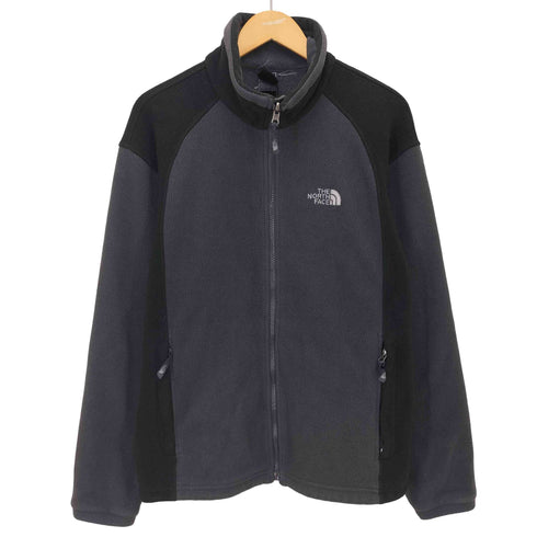 ザノースフェイス THE NORTH FACE ロゴ刺繍 ジップアップ フリースジャケット メンズ import:M