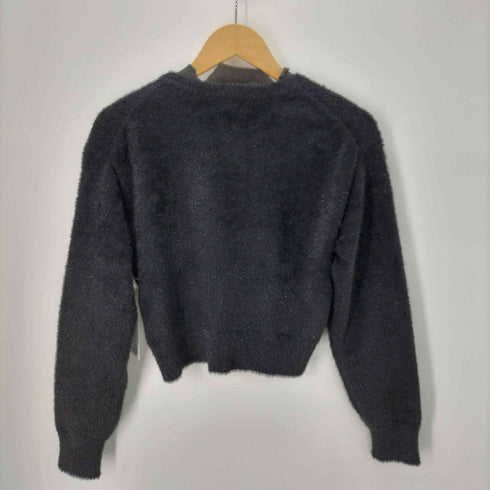 ジーユー GU シャイニークルーネックカーディガンZ レディース JPN:M