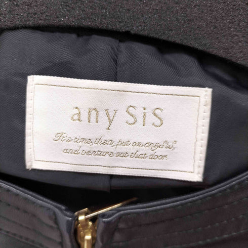 エニィスィス anySiS ソフトラムレザージャケット レディース JPN:1