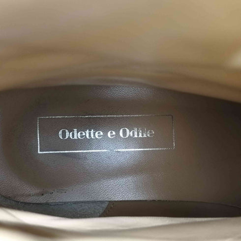 オデットエオディール Odette e Odile センターメタルジップ ショートブーツ レディース JPN:23.5