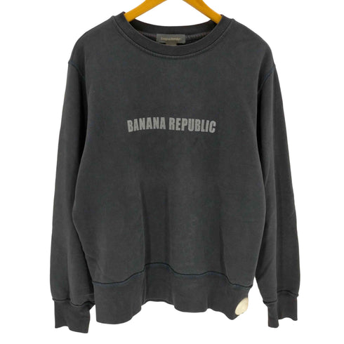 バナナリパブリック BANANA REPUBLIC シンガポール製 ロゴプリントスウェット メンズ JPN:M