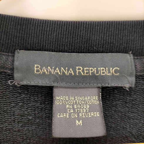 バナナリパブリック BANANA REPUBLIC シンガポール製 ロゴプリントスウェット メンズ JPN:M