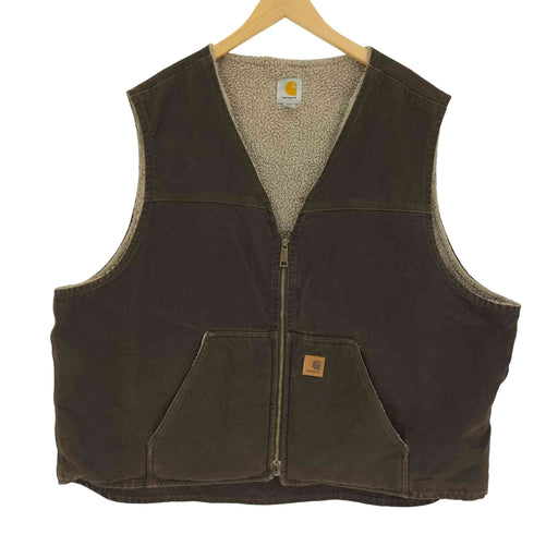 カーハート Carhartt Boa Duck Vest 裏ボア ダック地 ベスト ジャケット 3XL ビッグサイズ メンズ 3XL