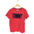 トミーヒルフィガーデニム TOMMY HILFIGER DENIM フロッキー ロゴ プリント Tシャツ メンズ import:L