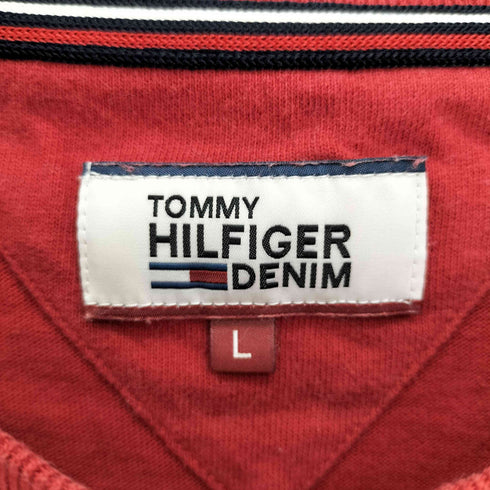 トミーヒルフィガーデニム TOMMY HILFIGER DENIM フロッキー ロゴ プリント Tシャツ メンズ import:L