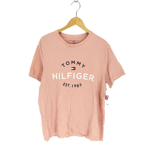 トミーヒルフィガー TOMMY HILFIGER ロゴ プリント S/S Tシャツ メンズ import:M