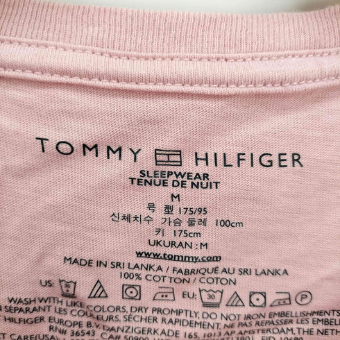 トミーヒルフィガー TOMMY HILFIGER ロゴ プリント S/S Tシャツ メンズ import:M