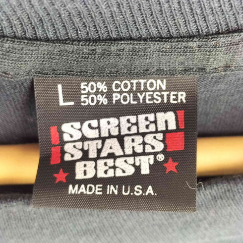 90S SCREEN STARS ボディ USA製 プリント ムービー Tシャツ 袖シングルステッチ メンズ import:L