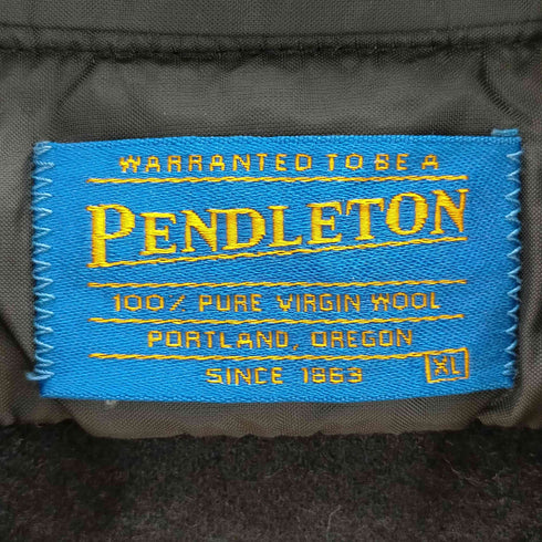 ペンドルトン PENDLETON USA製 エルボーパッチウールシャツ メンズ import:XL