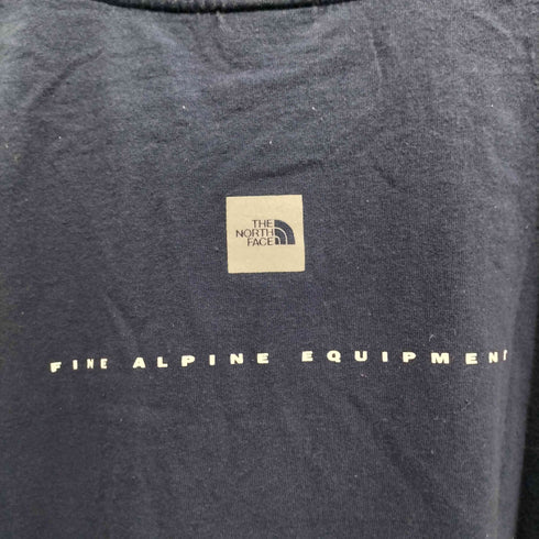 ザノースフェイス THE NORTH FACE USA製 fine alpine equipment 背面プリント 胸ポケット Tシャツ メンズ import:L