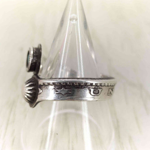 north works ターコイズ モルガン コイン リング メンズ 15号