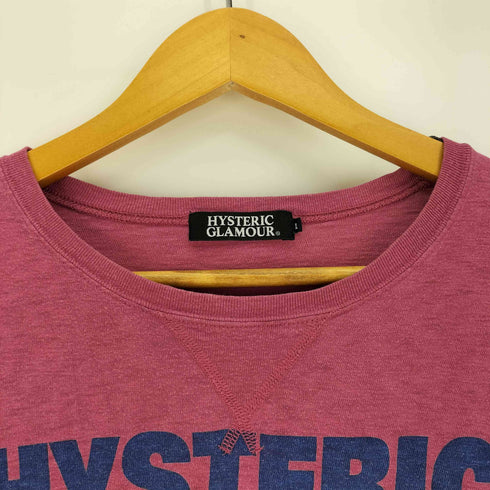 ヒステリックグラマー HYSTERIC GLAMOUR NAKED UNDER LEATHER バイク ヒスガール プリント L/S Tシャツ Vガゼット メンズ JPN:L