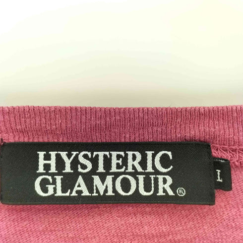 ヒステリックグラマー HYSTERIC GLAMOUR NAKED UNDER LEATHER バイク ヒスガール プリント L/S Tシャツ Vガゼット メンズ JPN:L