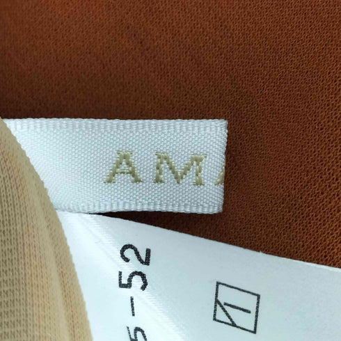 アマカ amaca フレンチスリーブプリーツワンピース レディース JPN:38