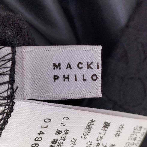 マッキントッシュフィロソフィー MACKINTOSH PHILOSOPHY レース ノースリーブ ブラウス レディース JPN:36