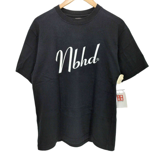 ネイバーフッド NEIGHBORHOOD 両面ロゴプリント ショートスリーブ クルーネックTシャツ メンズ JPN:1