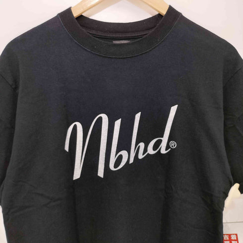 ネイバーフッド NEIGHBORHOOD 両面ロゴプリント ショートスリーブ クルーネックTシャツ メンズ JPN:1
