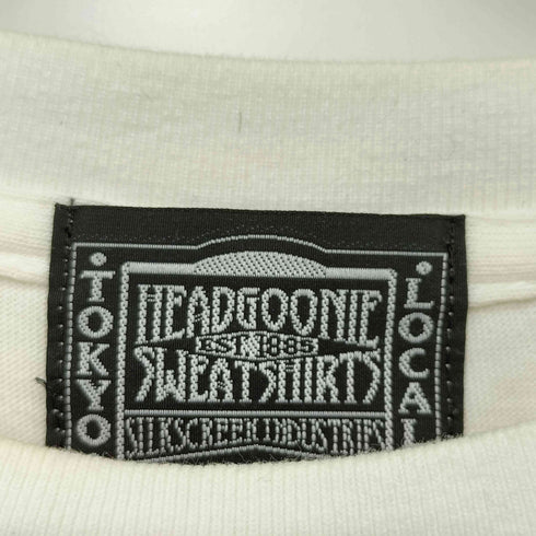 ヘッドグーニー HEADGOONIE 両面プリント 招き猫 ショートスリーブクルーネックTシャツ メンズ MEDIUM