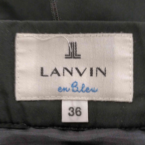 ランバンオンブルー LANVIN en Bleu プリーツ ロングスカート レディース 36