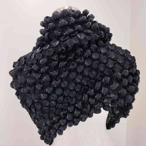 イッセイミヤケ ISSEY MIYAKE 13AW ポップコーン 3D プリーツ スヌード レディース