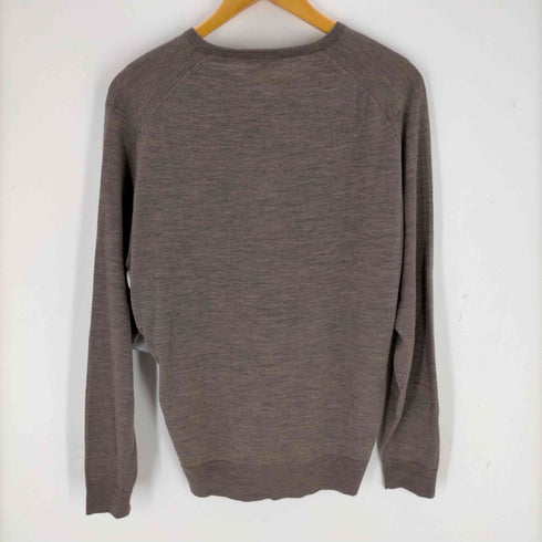 ジョンスメドレー JOHN SMEDLEY メリノウール Vネックニット メンズ JPN:L
