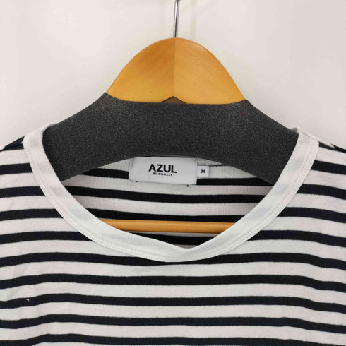 アズールバイマウジー AZUL by moussy 24SS ボーダー カットソー レディース import:M