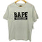 アベイシングエイプ A BATHING APE 両面プリント ショートスリーブ クルーネックTシャツ メンズ JPN:M