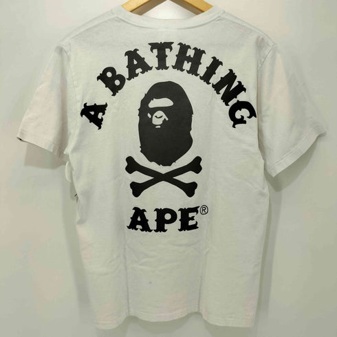 アベイシングエイプ A BATHING APE 両面プリント ショートスリーブ クルーネックTシャツ メンズ JPN:M