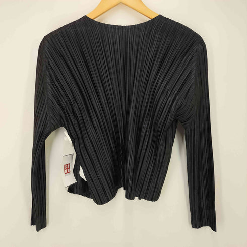 プリーツプリーズイッセイミヤケ PLEATS PLEASE ISSEY MIYAKE 15SS プリーツ ガウン カーディガン レディース JPN:3