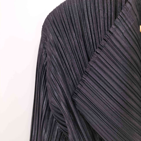 プリーツプリーズイッセイミヤケ PLEATS PLEASE ISSEY MIYAKE 15SS プリーツ ガウン カーディガン レディース JPN:3