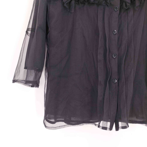 ジャスグリッティー JUSGLITTY 24SS エアリー フリルカラー ブラウス レディース JPN:2