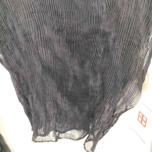 イッセイミヤケ ISSEY MIYAKE 15AW シアー ハイネック プリーツ トップス レディース JPN:2