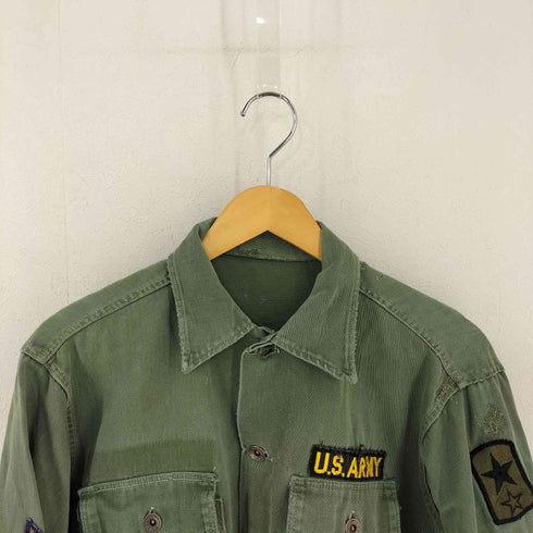 ユーエスアーミー U.S. ARMY 40S~50S 月桂樹ボタン ユーティリティシャツ メンズ