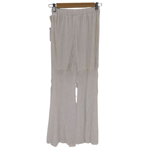 レイビームス Ray BEAMS レース シアー フレア パンツ レディース ONE SIZE