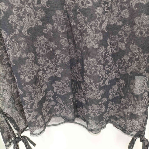 イッセイミヤケ ISSEY MIYAKE 13SS シアー ジャガード セカンドスキン トップ レディース JPN:2
