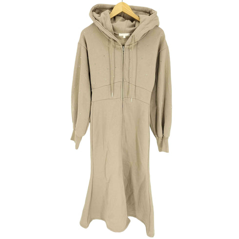 リエンダ rienda 24AW ビジュー スウェット マーメイド ワンピース レディース JPN:M