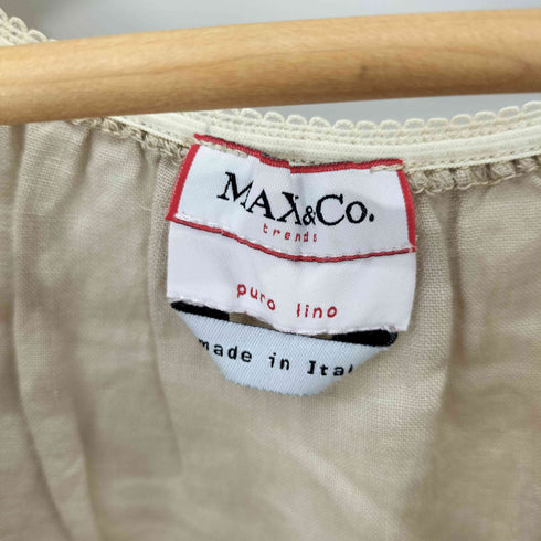 マックスアンドコー MAX & CO. リネン S/S ワンピース レディース 4
