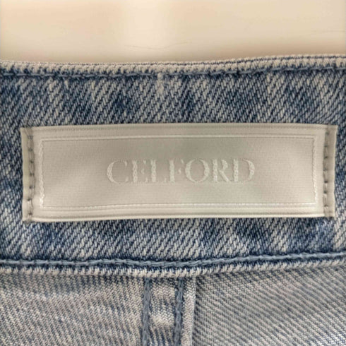 セルフォード CELFORD ハイライズ美脚ストレッチテーパードパンツ レディース 36