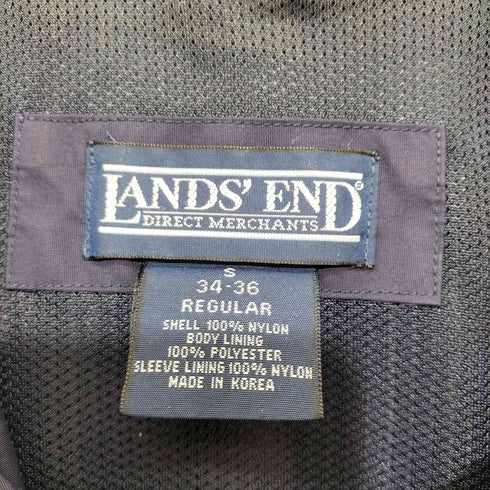 ランズエンド LANDS END 00S マルチカラー ナイロン フーディジャケット メンズ import:S