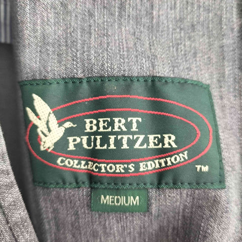 バートピューリッツァ BERT PULITZER 日本製 背抜き ストライプ コットン カバーオール メンズ JPN:M