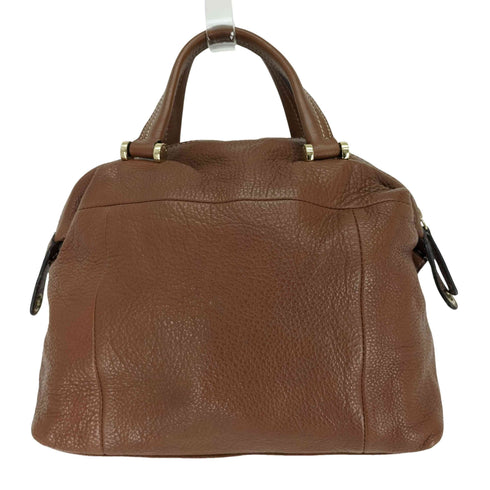 フルラ FURLA シボ革 レザー ハンドバッグ レディース